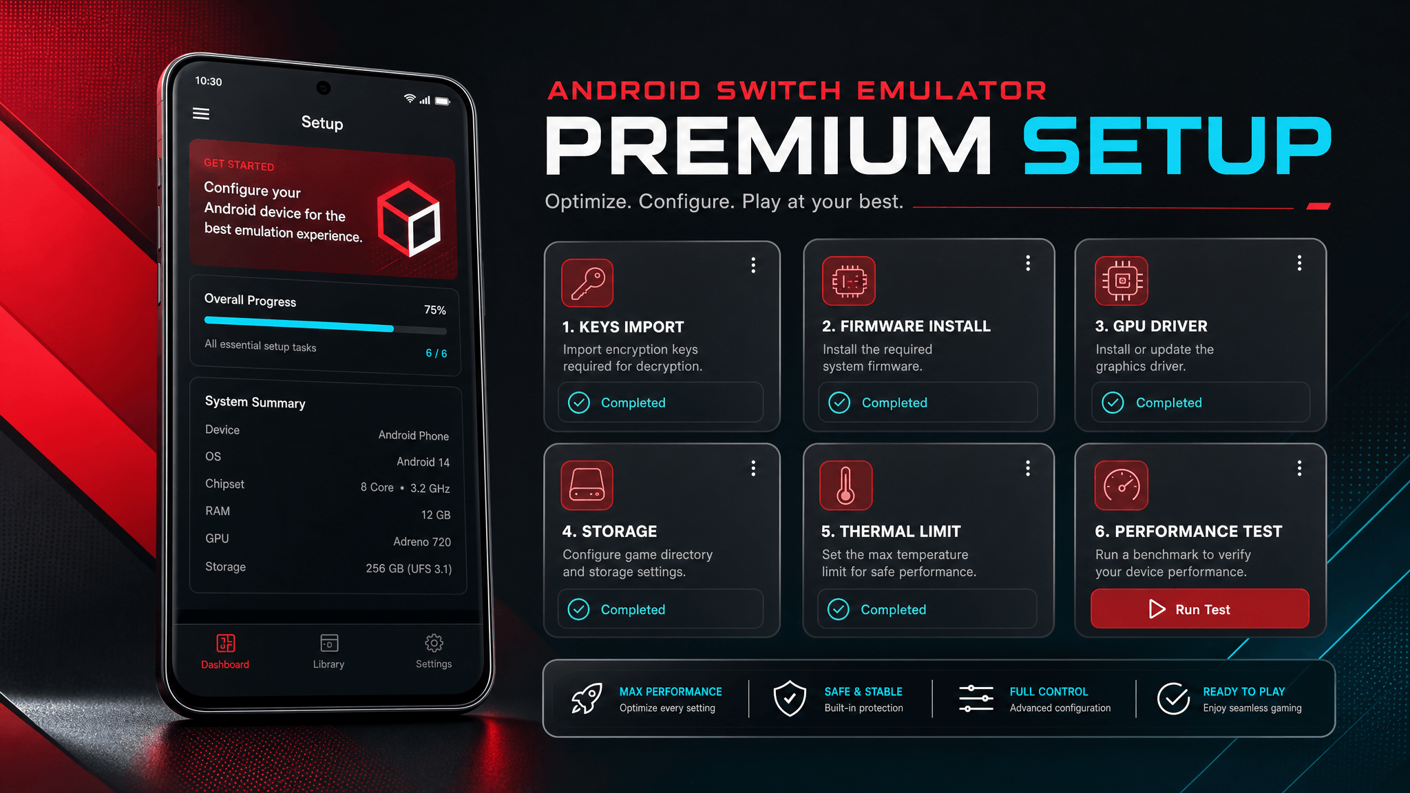 Android emulator setup image